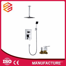 square rain shower head set in wall new shower set